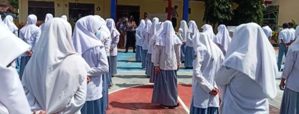 Kasat Samapta Polres Aceh Timur Kunjungi SMA Negeri 1 Darul Aman