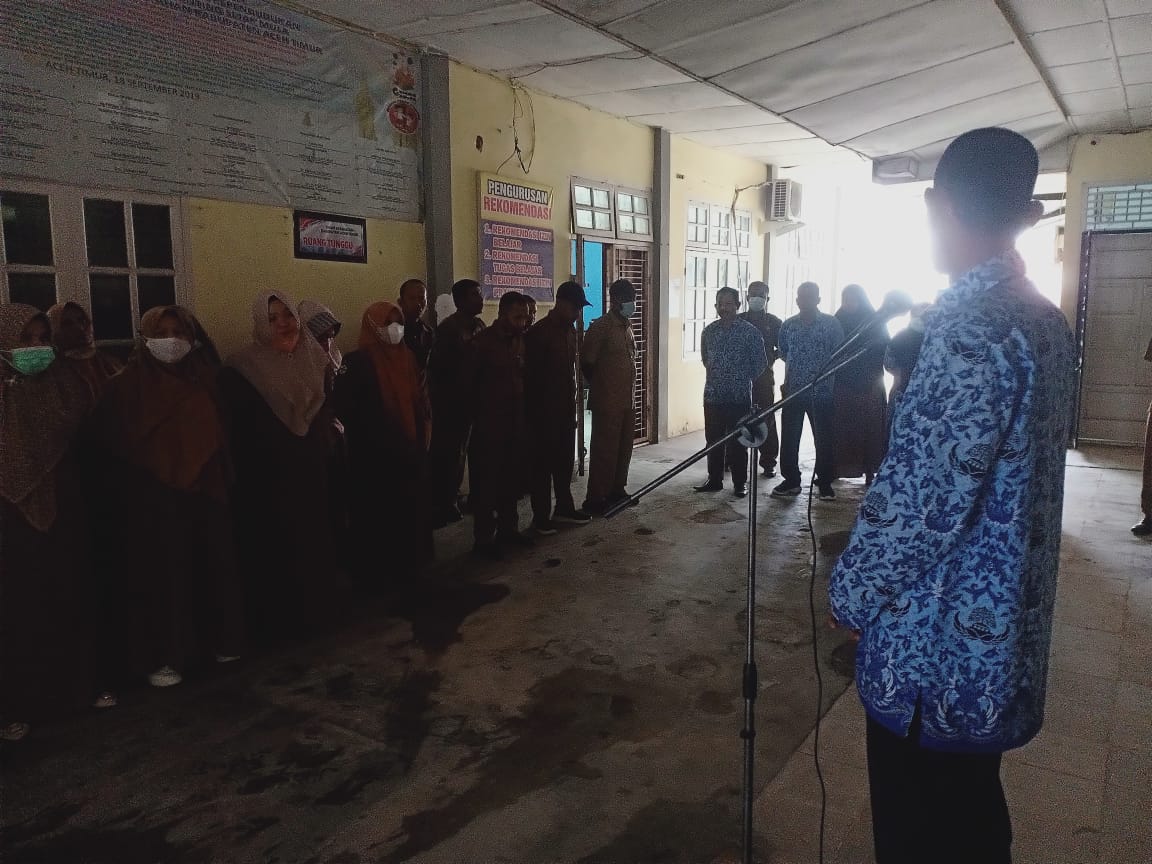Menurut BMKG, Aceh Timur Berpotensi Banjir, Disampaikan Murhaban Dalam Apel Rutin Dinas Kesehatan
