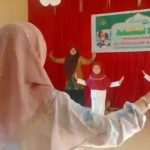 Sebagai Persiapan Dihari Perpisahan, Anak anak TK Yayasan Nurul A'la Giat melakukan Latihan Menari Tarian Rangkaian Budaya Nusantara 